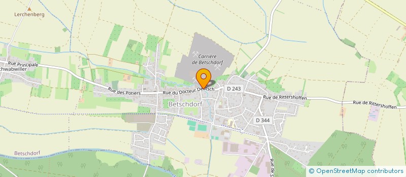 localisation de l'entreprise CUISINE H  BETSCHDORF