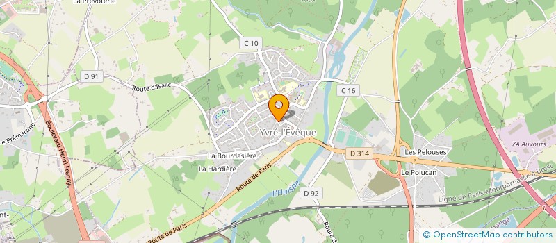 localisation de l'entreprise CUISINE HB DESIGN à SAINT-MARS-LA-BRIERE
