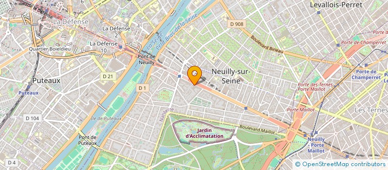 localisation de l'entreprise CUISINE HOME à NEUILLY-SUR-SEINE