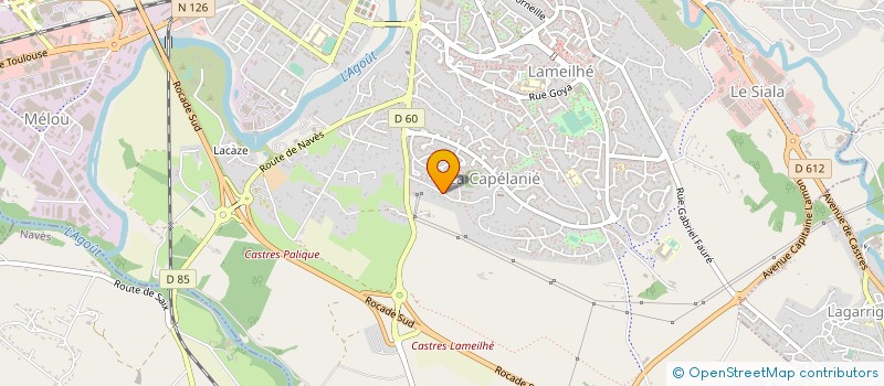 localisation de l'entreprise CUISINE LOISIRS SERVICES à CASTRES