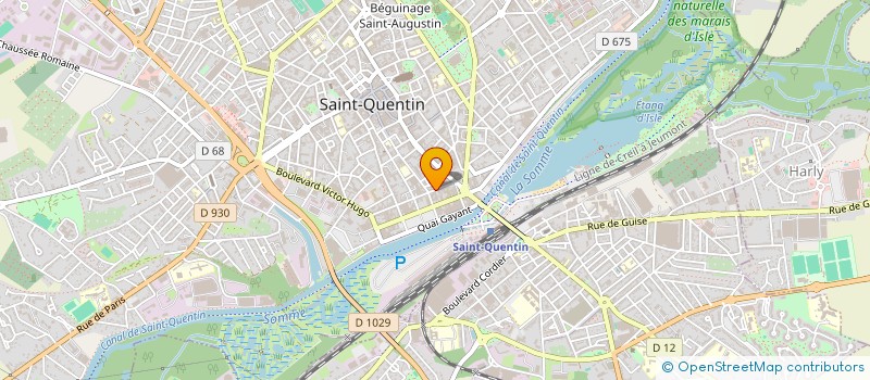 localisation de l'entreprise CUISINE PARTAGE à SAINT-QUENTIN