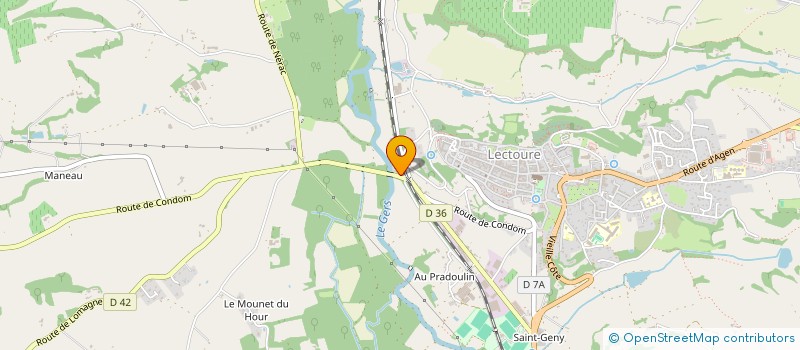 localisation de l'entreprise CUISINE-PASSION  LECTOURE