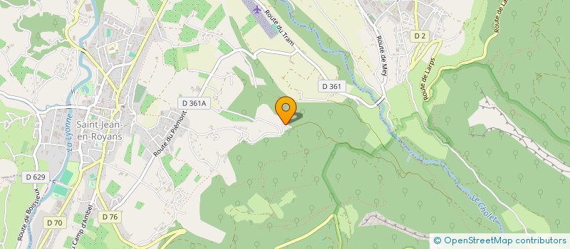 localisation de l'entreprise CUISINE PLAISIR EN ROYANS  SAINT-JEAN-EN-ROYANS