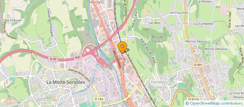localisation de l'entreprise CUISINE POUR TOUS à CHAMBERY