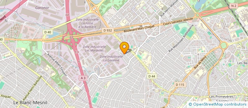 localisation de l'entreprise CUISINE PRO MAT à AULNAY-SOUS-BOIS