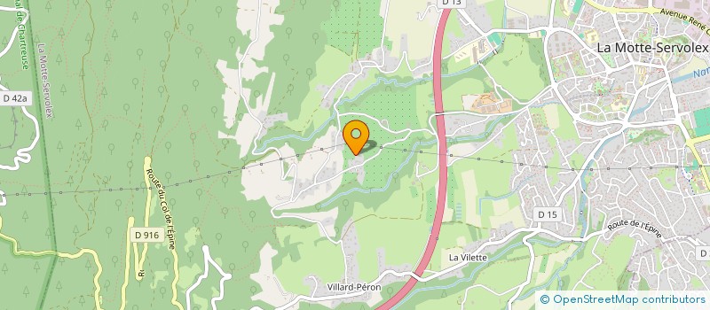 localisation de l'entreprise CUISINE PRO SAVOIE à LA MOTTE-SERVOLEX