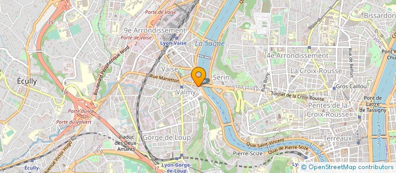 localisation de l'entreprise CUISINE PROFESSIONN CHAUFFAGE à LYON