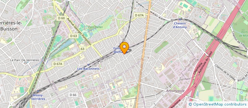 localisation de l'entreprise CUISINE RAPIDE à ANTONY