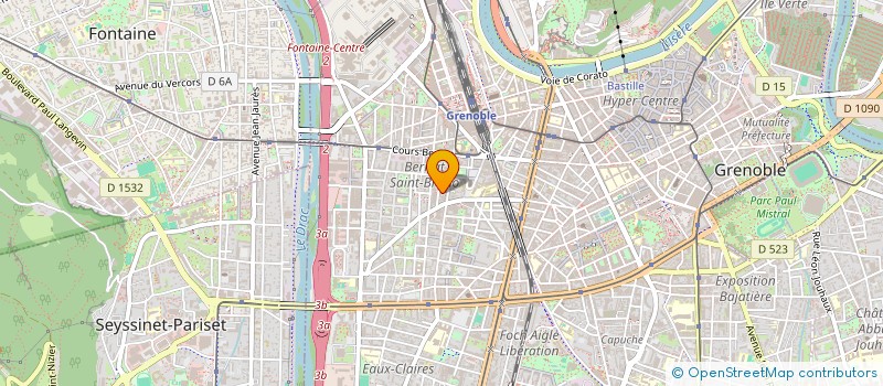 localisation de l'entreprise CUISINE SANS FRONTIERES à GRENOBLE