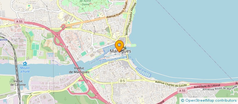 localisation de l'entreprise CUISINE SOCIALE ET SOLIDAIRE DE MARTIGUES à MARTIGUES