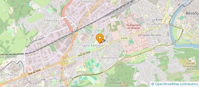 localisation de l'entreprise CUISINE SOEURS DE LA CHARITE BESANCON à BESANCON