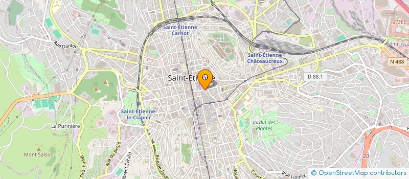 localisation de l'entreprise CUISINE'STUDIO EURL à SAINT-ETIENNE