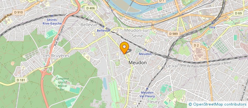 localisation de l'entreprise CUISINE U à MEUDON