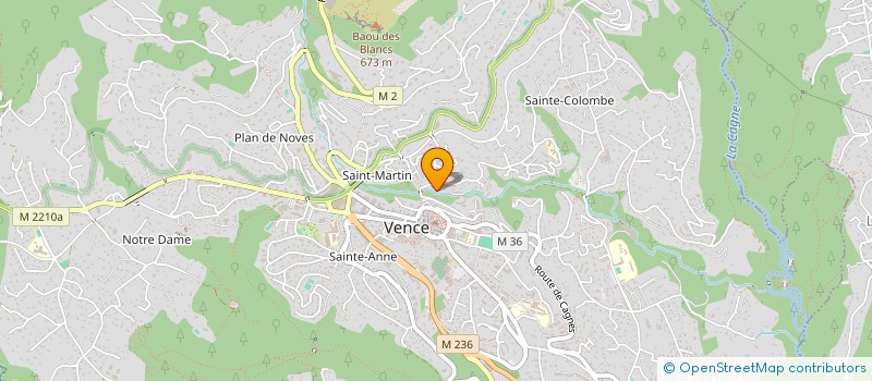 localisation de l'entreprise CUISINE VENCOISES  VENCE