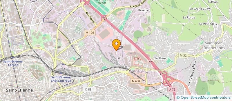 localisation de l'entreprise CUISINEANDCIE SAINT-ETIENNE à SAINT-ETIENNE