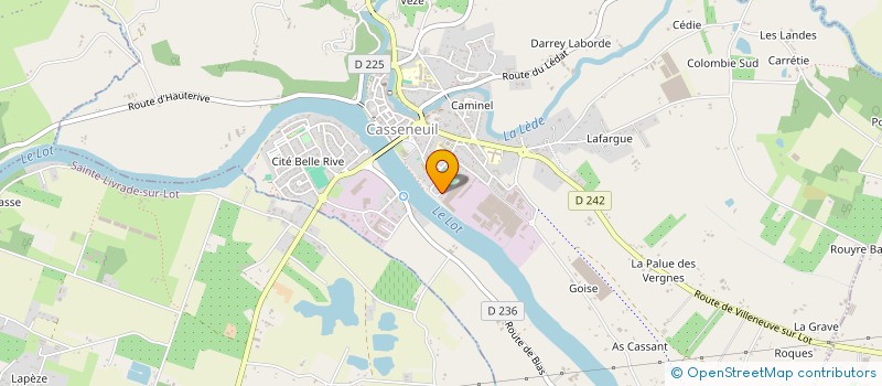 localisation de l'entreprise CUISINELEC 47 à CASSENEUIL
