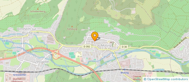 localisation de l'entreprise CUISINELLES à MUTZIG