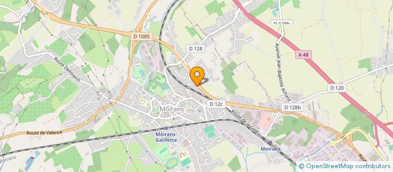 localisation de l'entreprise CUISINES AGENCEMENT SANITAIRE à MOIRANS