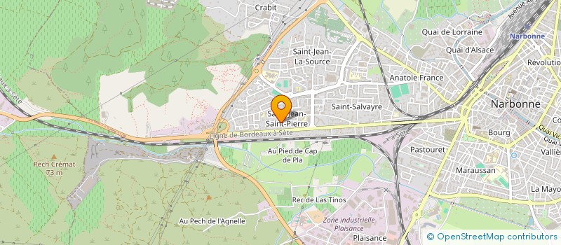 localisation de l'entreprise CUISINES AGENCEMENTS ZAMPAGLIONE  NARBONNE