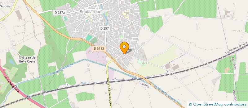 localisation de l'entreprise CUISINES ARTISAN - ENTR FRANCK BELIN  BOUILLARGUES