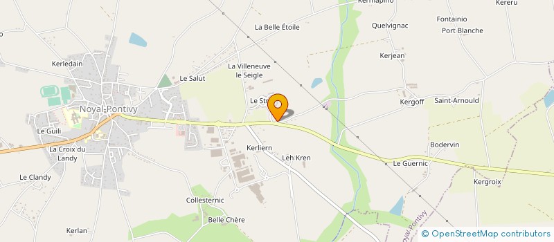 localisation de l'entreprise CUISINES AVAS à NOYAL-PONTIVY