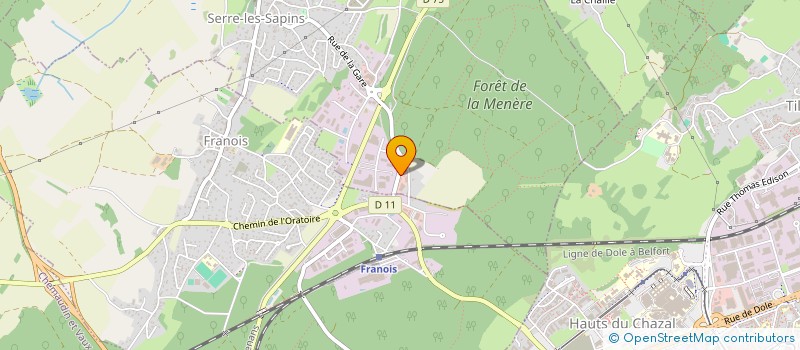 localisation de l'entreprise CUISINES CLAIR LOGIS à SERRE-LES-SAPINS