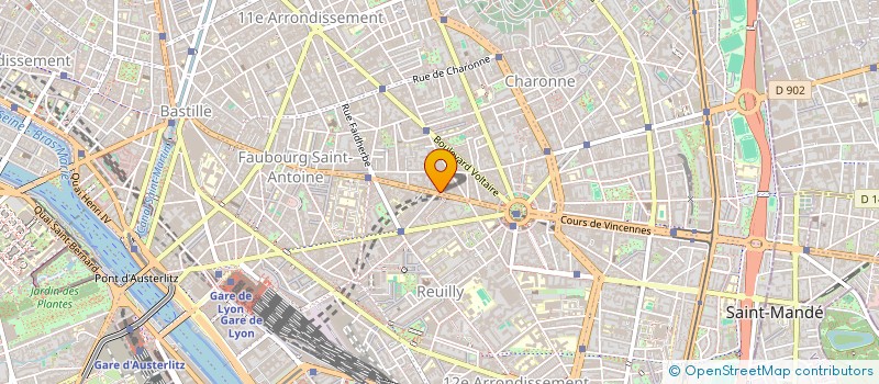 localisation de l'entreprise CUISINES CONCEPT  PARIS 11