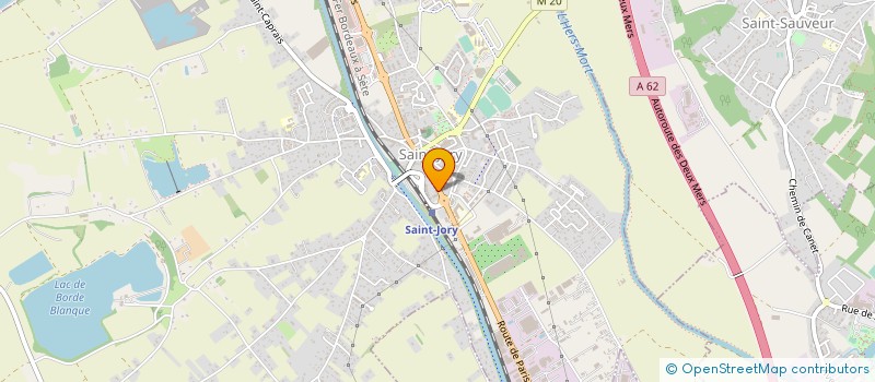 localisation de l'entreprise CUISINES CONCEPT  SAINT-JORY