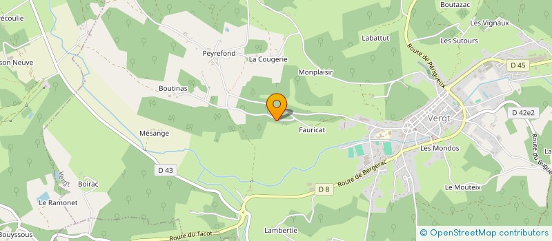 localisation de l'entreprise CUISINES CONCEPT SUD-DORDOGNE à VERGT