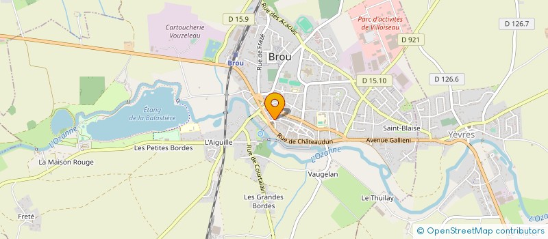 localisation de l'entreprise CUISINES COULOIR à BROU