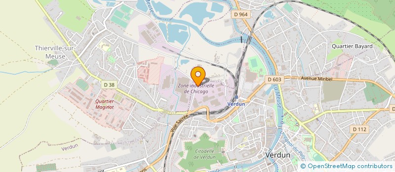 localisation de l'entreprise CUISINES COURTOIS SAS à VERDUN