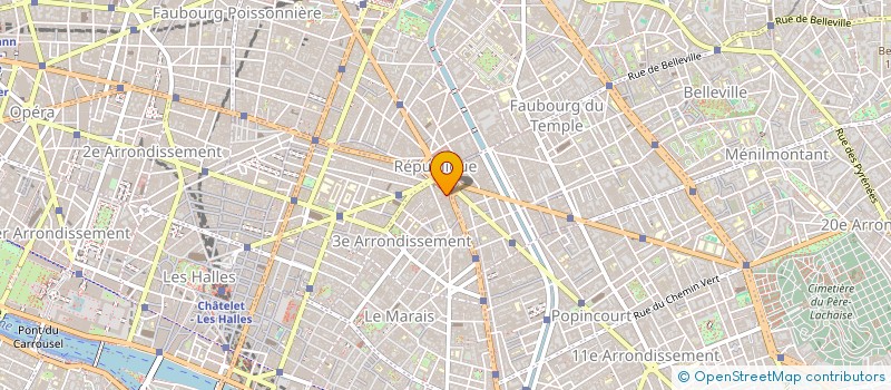 localisation de l'entreprise CUISINES D'ART'ROME à PARIS