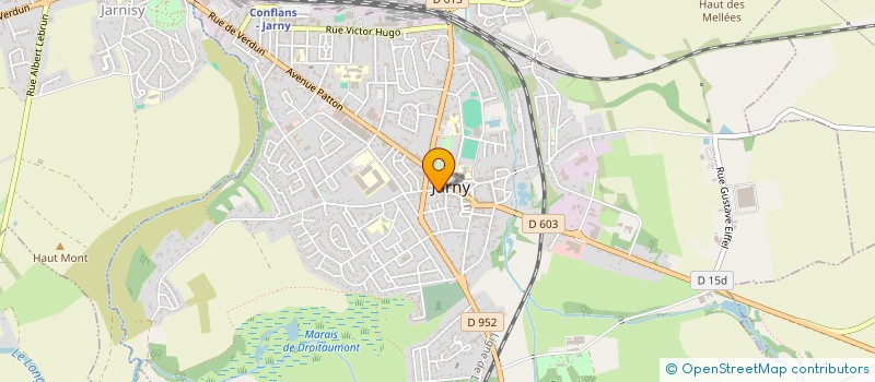 localisation de l'entreprise CUISINES DE FRANCE à JARNY