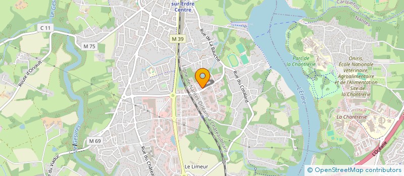 localisation de l'entreprise CUISINES DE L'ERDRE à SUCE-SUR-ERDRE