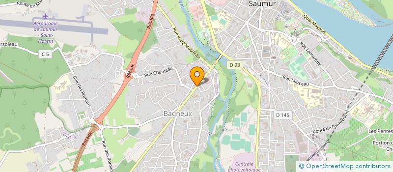 localisation de l'entreprise CUISINES DEFIS à SAUMUR