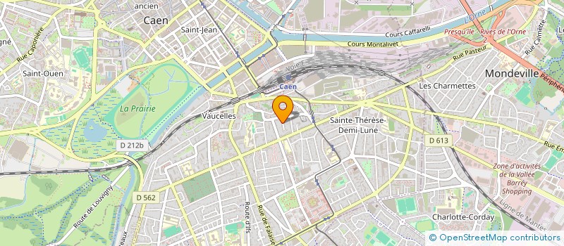 localisation de l'entreprise CUISINES DELACOTTE à CAEN