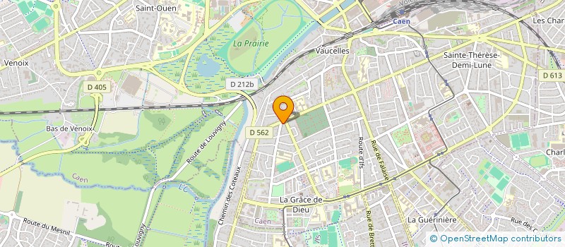 localisation de l'entreprise CUISINES DENIS GROUT à CAEN