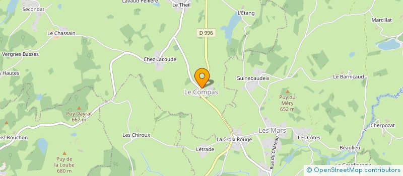localisation de l'entreprise CUISINES DES MARS à LES MARS