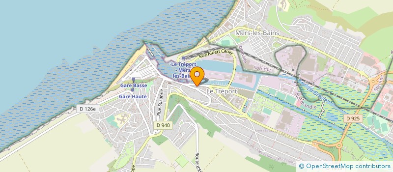 localisation de l'entreprise CUISINES DES VILLES SOEURS  LE TREPORT