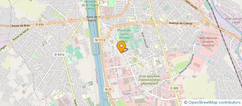 localisation de l'entreprise CUISINES ET BAINS BIASOTTO SA à AGEN