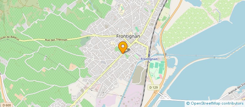 localisation de l'entreprise CUISINES ET BAINS BRINGER FRERES à FRONTIGNAN