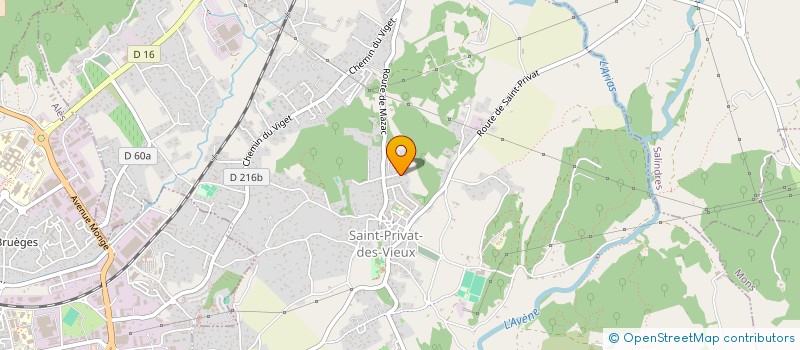 localisation de l'entreprise CUISINES ET BAINS DES CEVENNES à SAINT-PRIVAT-DES-VIEUX