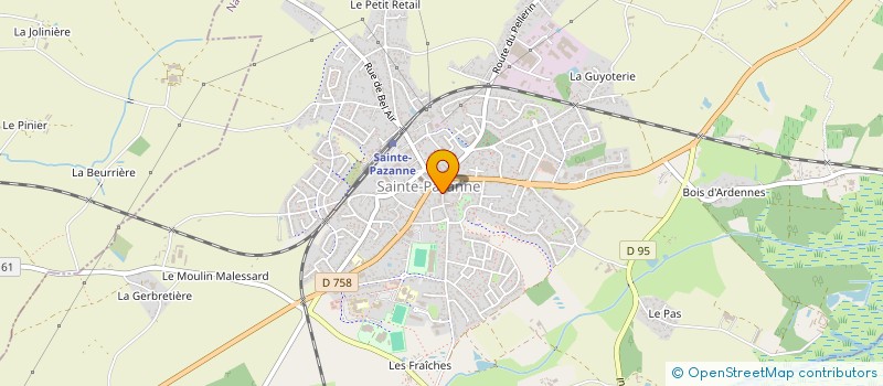 localisation de l'entreprise CUISINES ET BAINS DU LITTORAL à SAINTE-PAZANNE