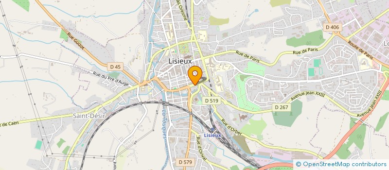 localisation de l'entreprise CUISINES ET BAINS RIVIERE à LISIEUX