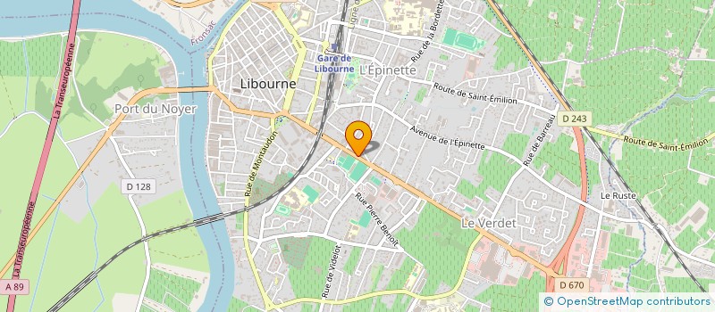 localisation de l'entreprise CUISINES ET MILLESIMES à LIBOURNE