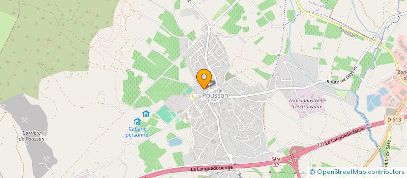 localisation de l'entreprise CUISINES ET SALLES DE BAINS DE THAU SARL  POUSSAN