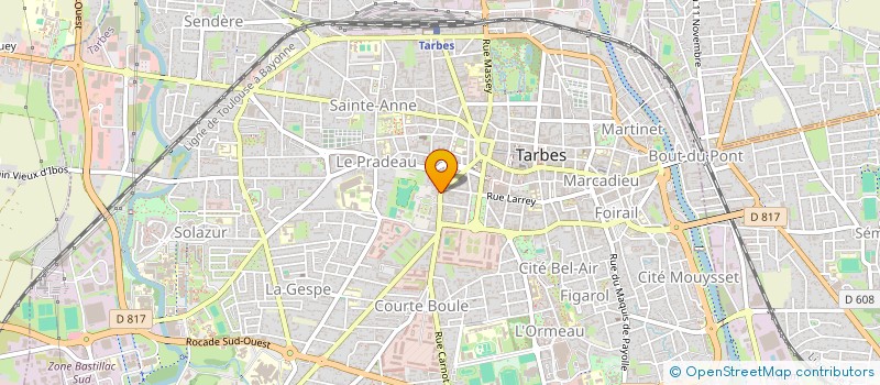 localisation de l'entreprise CUISINES ET SAVEURS à TARBES