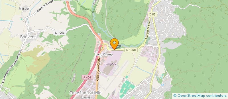 localisation de l'entreprise CUISINES FL à ARBENT
