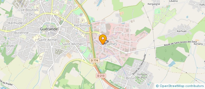 localisation de l'entreprise CUISINES GUERANDAISES  GUERANDE