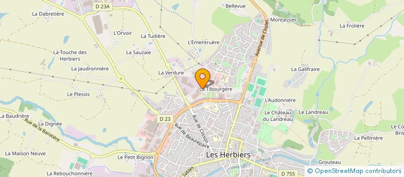 localisation de l'entreprise CUISINES HERBRETAISES à LES HERBIERS